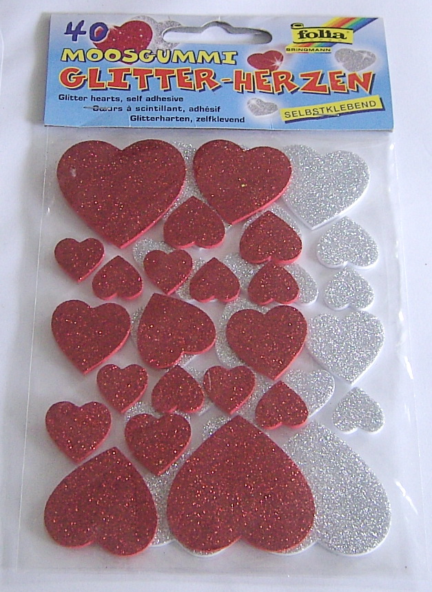 Moosgummi Sticker