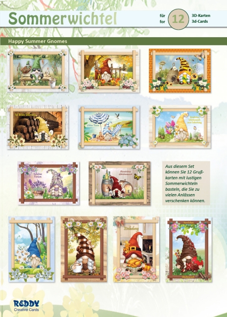 Reddy Cards Bastelsets mit Wichteln