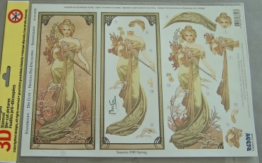 3D Jugendstil Stanzbogen