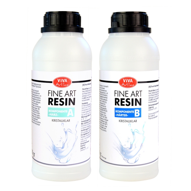 Kaltglasur und Resin