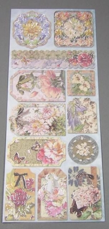 Geprägte Foliensticker