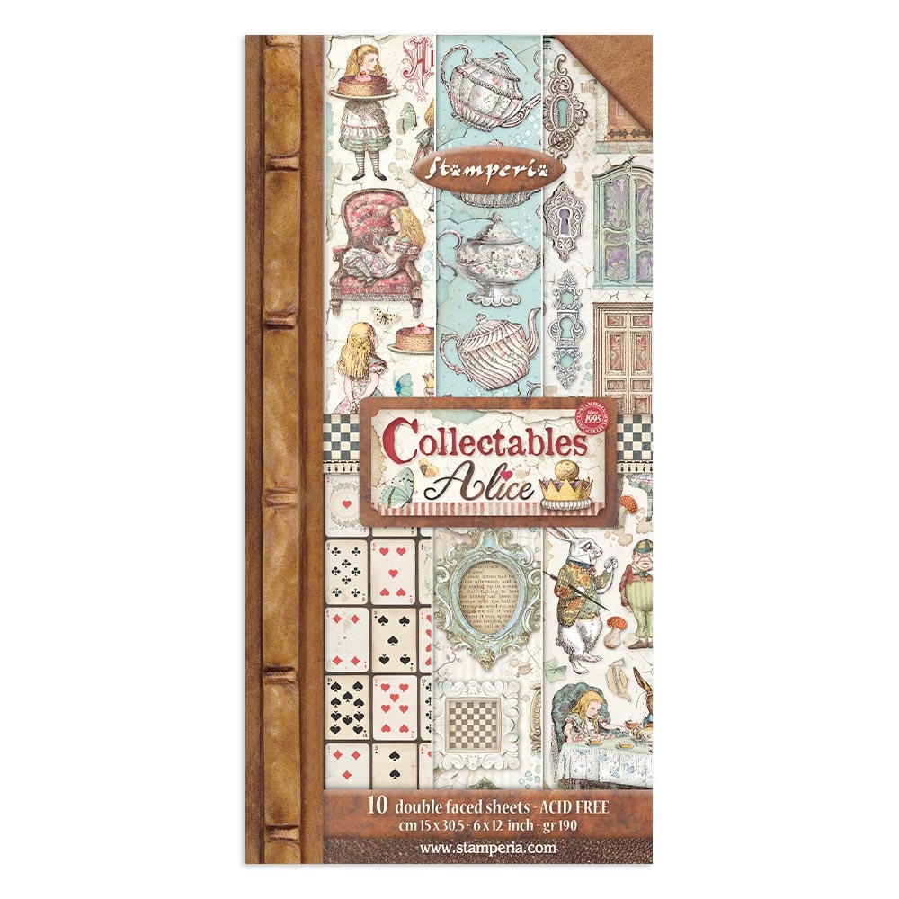 Scrapbooking Pad 6 x 12 Inch 15 x 30,5 cm 10 Bogen
