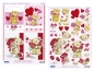 Preview: Reddy Cards  Set 3D Stanzbogen mit Hintergrundbogen "Bärchen mit Herz"