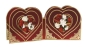 Preview: Stanzbogen mit Goldrand für Prägeboard Miniboox Teddybären und Blumen