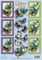 Preview: Dufex Stanzbogen Gallery, Schmetterlinge blau-creme