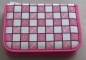 Preview: EBERHARD FABER Inhalt Schüleretui mit 2 Klappen 50 Teile Karos pink