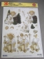 Preview: 3D Stanzbogen Rauschgoldengel 12