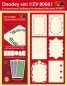 Preview: Set aus 6 Kartenauflegern BASIC