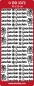 Preview: Stickerbogen 10 x 23 cm "Gutschein" gold