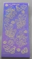 Preview: Stickerbogen 10 x 23 cm Aufkleber Hologramm Garden Fairies purple