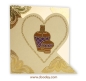Preview: MD Sticker transparent Ecken gold