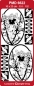 Preview: MD Sticker transparent Flower Fairies Blackthorne silber