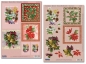 Preview: Reddy 3D Stanzbogenset "Florale Weihnachtsmotive und Glocke"