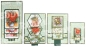 Preview: Reddy Cards Bastelpackung Wasserfallkarten, Weihnachtsblumen