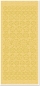 Preview: Stickerbogen 10 x 23 cm Perlmuttecken mit französischen Lilien gold-perlmutt-gold