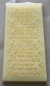 Preview: Stickerbogen 10 x 23 cm "Gesegnetes Fest, Gesegnete Weihnachten" gold-perlmutt-gold