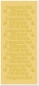 Preview: Stickerbogen 10 x 23 cm "Gesegnetes Fest, Gesegnete Weihnachten" gold-perlmutt-gold