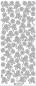 Preview: Le Suh Stickerbogen 10 x 23 cm Rosen gold