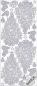 Preview: Le Suh Stickerbogen 10 x 23 cm Weihnachtsbaum gold