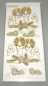 Preview: MD Sticker transparent 3D Weihnachtskerze gold