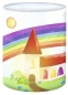 Preview: URSUS Mini-Tischlichter Ambiente 11 Motiv Kirche
