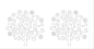 Preview: URSUS Silhouetten Tischlichter Filigrano Baum Weiss
