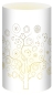 Preview: URSUS Silhouetten Tischlichter Filigrano Baum Weiss
