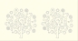 Preview: URSUS Silhouetten Tischlichter Filigrano Baum Creme