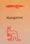 Preview: Doppelseitiger Stempel Känguruh purple