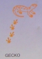 Preview: Doppelseitiger Stempel Gecko