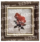Preview: Reddy Cards Mini-Bilderrahmen dunkelbraun mit Goldrand