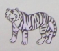 Preview: Doppelseitiger Stempel Tiger