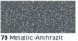 Preview: Hobby Line Acryl-Metallicfarbe Anthrazit 20 ml