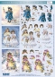 Preview: Reddy 3D Stanzbogen Paintbox Poppets Gänsemädchen, Im Schnee, Schneeengel