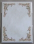 Preview: Kartenaufleger 11 x 15 cm 6 Sück mit Blumenecken