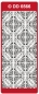 Preview: Reddy Stickerbogen 10 x 23 cm Ecken Diane, gold