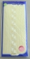 Preview: Stickerbogen 10 x 23 cm Aufkleber Flitter Transparent Linien und Ecken