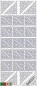 Preview: Le Suh Stickerbogen 10 x 23 cm Weihnachtsecken Stern rot