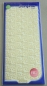 Preview: Stickerbogen 10 x 23 cm Flitter transparent Ecken Sterne gold