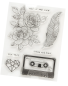 Preview: American Crafts Cedar House Clear Stamps