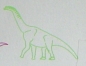 Preview: Doppelseitiger Stempel Brachiosaurus