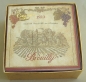 Preview: Cocktail Servietten in einer Box Wine Labels in Red