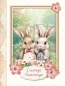 Preview: Reddy Cards Buchkarten Hasenfamilie