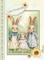 Preview: Reddy Cards Buchkarten Hasenfamilie