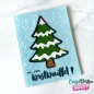Preview: Carlijn Design Snijmallen Outline  Kerstboom Stanzschablone