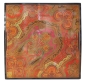 Preview: Caspari Tablett Lack Lacquer Square Tray Fuchsia Jaipur