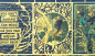 Preview: Ciao Bella 6 x 6 Inch Deluxe Paper Gold Indigo