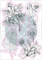 Preview: Craft Consortium Clear Stamp At Home in the Wildflowers Flora