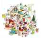 Preview: Craft Consortium Chipboard Ephemera It's Snow Time 2