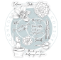 Preview: Craft Consortium Botany Boutique Clear Stamps Transparente Stempel Orchid